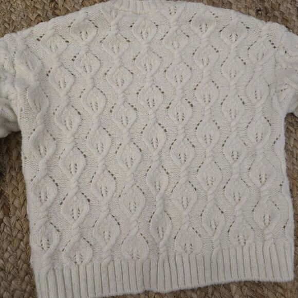 ZARA‎ Floral Knit Sweater Size 4-5yrs - Picture 7 of 7